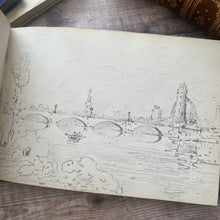 Load image into Gallery viewer, Antique Sketchbook attributed to "Aunt Carr"... Art Journal Pencil Sketches