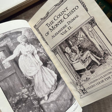 Load image into Gallery viewer, The Count of Monte Cristo by Alexandre Dumas in Two Volumes Illustrated Books