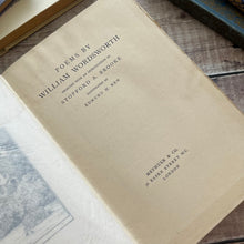Load image into Gallery viewer, 1907 Poems by Wordsworth Pretty Floral Edwardian Binding; Illustrated