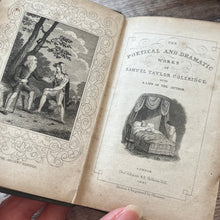 Load image into Gallery viewer, 1837 The Poetical and Dramatic Works of Samuel Taylor Coleridge Book Miniature