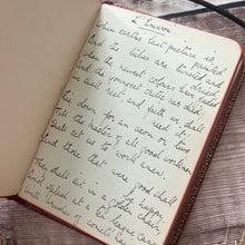 Load image into Gallery viewer, Edwardian Full Leather Book; with Original Verse, Watercolours and Drawings