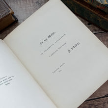 Load image into Gallery viewer, 1877 English Echoes of German Song Beautiful Cloth Binding Mid Victorian Book