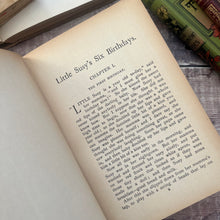 Load image into Gallery viewer, Little Susy Stories by Mrs E Prentiss Beautiful Binding of a Reading Girl