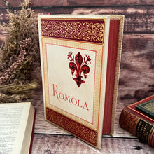 Load image into Gallery viewer, 1886 Romola by George Eliot Fine Florentine Binding 19th Century