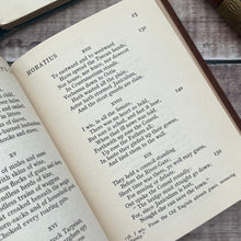 Load image into Gallery viewer, Macaulay's Lays of Ancient Rome **Edited Edition** Antique Limp Leather Book