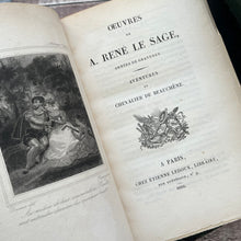 Load image into Gallery viewer, 12 Volume Set of Early 19th Century French Books in Half Morocco 1828