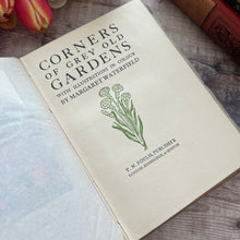 Load image into Gallery viewer, 1917 Corners of Grey Old Gardens by Margaret Waterfield Cover Design by Jessie King