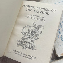 Load image into Gallery viewer, Three Pocket Editions of The Flower Fairies by Cicely Mary Barker; Circa 1950's