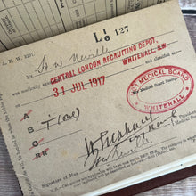 Load image into Gallery viewer, Soldiers' Services and Pay Book; Army Ephemera and Memorabilia