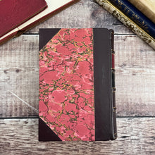Load image into Gallery viewer, Mansfield Park by Jane Austen Half Leather Marbled Rebound Antique Book