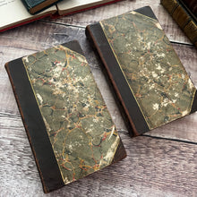 Load image into Gallery viewer, 1825 Select British Poets Half Leather Bindings Two Volume Set Georgian Books