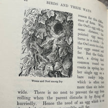 Load image into Gallery viewer, Birds and Their Ways The Rambler Nature Books Beautiful Floral Binding