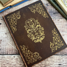 Load image into Gallery viewer, Early Victorian Full Leather Album; with Verse, Paintings and Prints