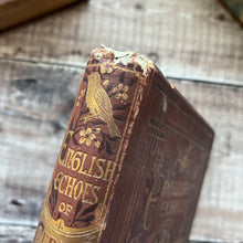 Load image into Gallery viewer, 1877 English Echoes of German Song Beautiful Cloth Binding Mid Victorian Book