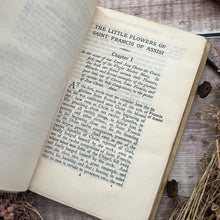 Load image into Gallery viewer, 1903 The Flowers of St Francis Full Vellum Binding with Cherub Metal Clasps