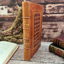 Load image into Gallery viewer, Full Leather French Book Floral Binding "La Religieuse by Denis Diderot"