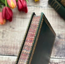 Load image into Gallery viewer, Homes of Old English Writers Full Leather Binding with Marbled Edges