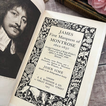 Load image into Gallery viewer, 1903 James, First Marquess of Montrose 1612-1650; Full Leather Limited Edition
