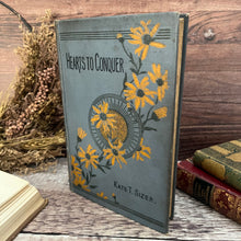 Load image into Gallery viewer, Hearts to Conquer by Kate T Sizer Beautiful Floral Cloth Binding