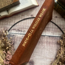Load image into Gallery viewer, Poems of Ella Wheeler Wilcox; Yapp Leather Suede with Floral Gilt