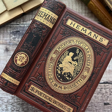 Load image into Gallery viewer, The Poetical Works of Mrs Hemans Beautiful Victorian Poetry Book