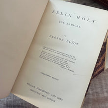 Load image into Gallery viewer, 1885 Set of Three George Eliot Novels in a Half Half Vellum Marbled Binding