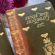 Load image into Gallery viewer, Rare Boxed Set of the Novels of Jane Austen in Two Leather Bound Volumes 1904 (Et)