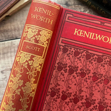 Load image into Gallery viewer, Kenilworth by Sir Walter Scott Beautiful Floral Cloth Binding