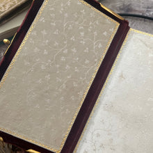 Load image into Gallery viewer, 1863 The Book of Common Prayer Full Velvet Binding Gauffered Edges & Brass Clasp