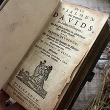 Load image into Gallery viewer, 1665 Dutch Book of Psalms Full Leather Binding with Clasp and Gauffered Edges