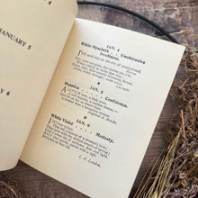 Load image into Gallery viewer, The Language of Flowers A Journal and Record of Birthdays Book with DJ