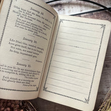 Load image into Gallery viewer, 1904 The Illustrated Longfellow Birthday Book Mounted Sterling Silver Front Cover Floral