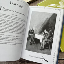 Load image into Gallery viewer, Sherlock Holmes Puzzle Book Set; Cunning Puzzles and Elementary Puzzles