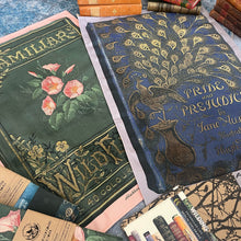 Load image into Gallery viewer, Organic Cotton Tea Towel - Pride and Prejudice or Familiar Wildflowers