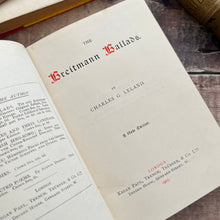 Load image into Gallery viewer, 1905 The Breitmann Ballads by Charles Leland Beautiful Floral Binding Edwardian Book