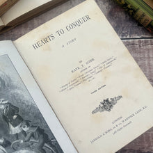 Load image into Gallery viewer, Hearts to Conquer by Kate T Sizer Beautiful Floral Cloth Binding