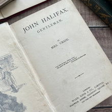 Load image into Gallery viewer, John Halifax, Gentleman by Mrs Craik Edwardian Pictorial Binding Book