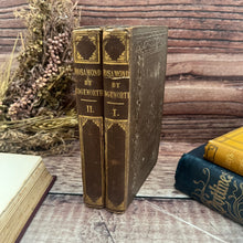 Load image into Gallery viewer, 1842 Rosamond by Maria Edgeworth Two Volumes in Original Cloth Early Victorian Books