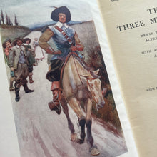 Load image into Gallery viewer, The Three Musketeers by Alexander Dumas; Antique Illustrated Book