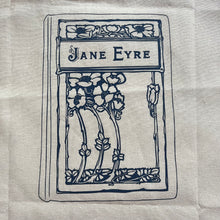 Load image into Gallery viewer, Jane Eyre Tote Bag ... Handmade and Designed on a Late Victorian Book...Charlotte Bronte