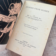 Load image into Gallery viewer, 1915 Stories from Homer by AJ Church; Half Calf Leather School Prize Binding