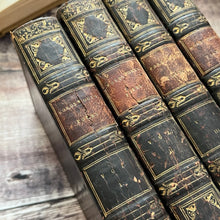 Load image into Gallery viewer, 1832 Four Volume Collection of William Wordsworth Poems Poetry Full Leather