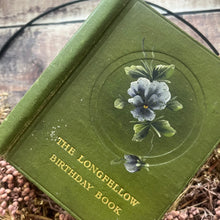 Load image into Gallery viewer, The Longfellow Birthday Book; Illustrated Pocket Book in Floral Binding