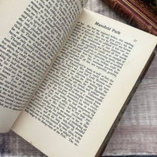 Load image into Gallery viewer, 1908 Mansfield Park by Jane Austen; Colour Plates by Brock Edwardian Half Leather