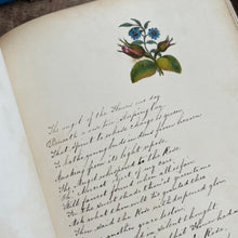 Load image into Gallery viewer, Early Victorian Full Leather Album; with Verse, Paintings and Prints