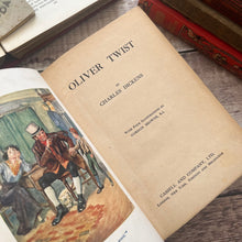 Load image into Gallery viewer, Oliver Twist by Charles Dickens Beautiful Antique Binding Illustrated Book