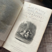 Load image into Gallery viewer, The Poetical Works and Life of Lord Byron Victorian Illustrated Book