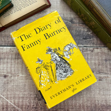 Load image into Gallery viewer, The Diary of Fanny Burney Everyman Library Book with Dust Jacket