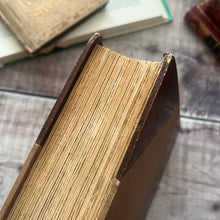 Load image into Gallery viewer, 1900 The Poetical Works of John Milton Half Leather Fine Binding with Floral Gilt