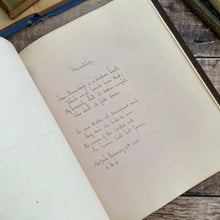 Load image into Gallery viewer, Early Victorian Full Leather Album; with Verse, Paintings and Prints